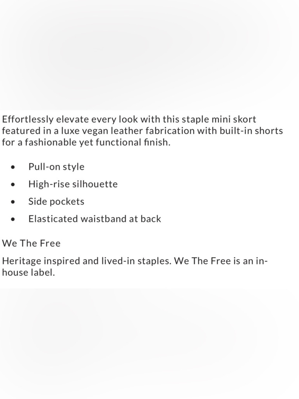 Free People We The Free Paradise Found Vegan Skort Chartreuse Skort SMALL NWT - Picture 13 of 14